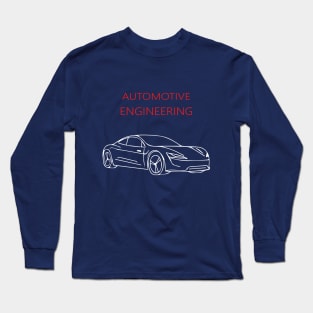 automotive engineering, car mechanic best design Long Sleeve T-Shirt